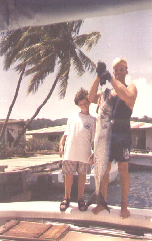 Mike & Mike standing tall by their Kingfish